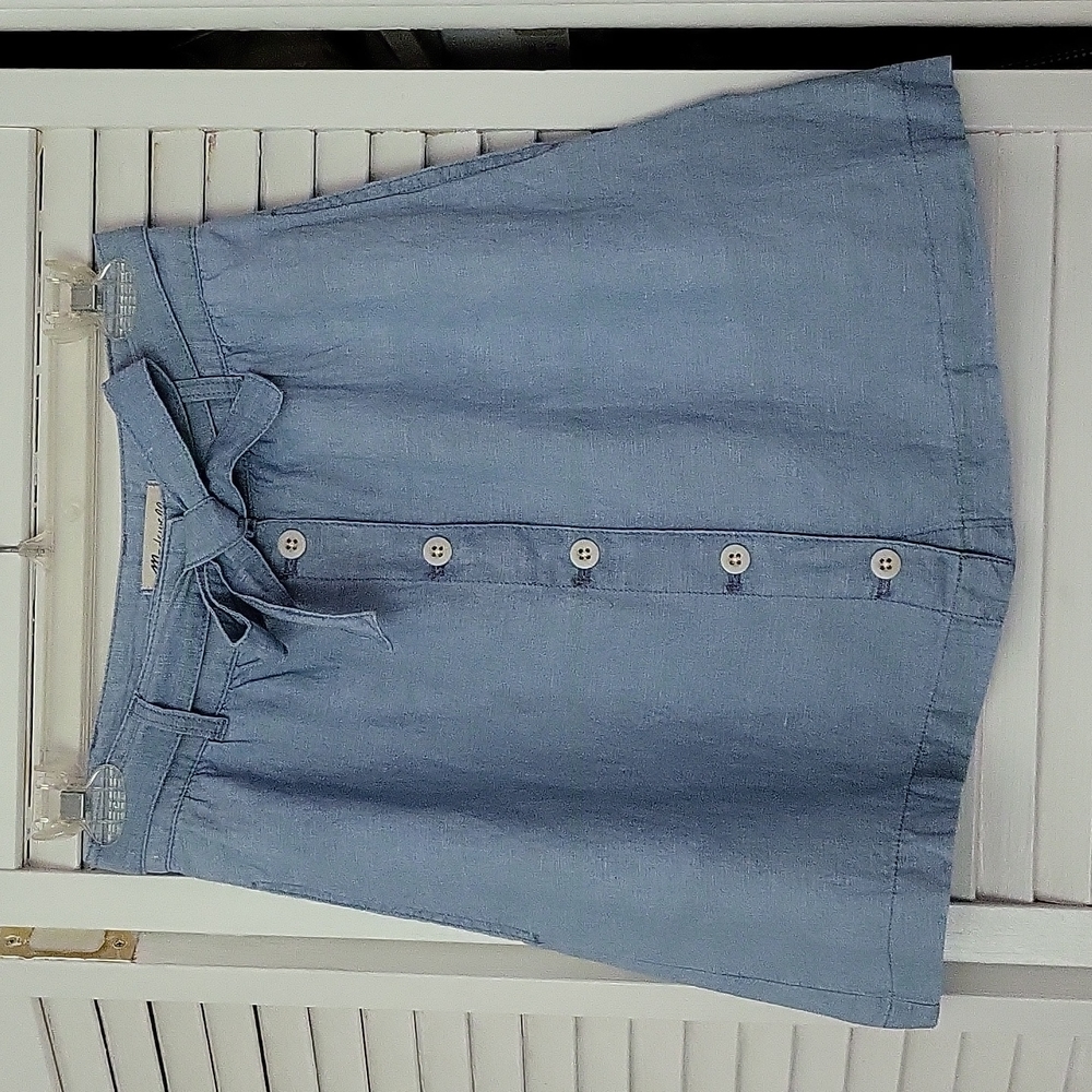 Madewell Chambray Skirt w/Pockets sz. 0